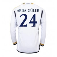 Moški Nogometni dresi Real Madrid Arda Guler #24 Domači 2023-24 Dolgi Rokav